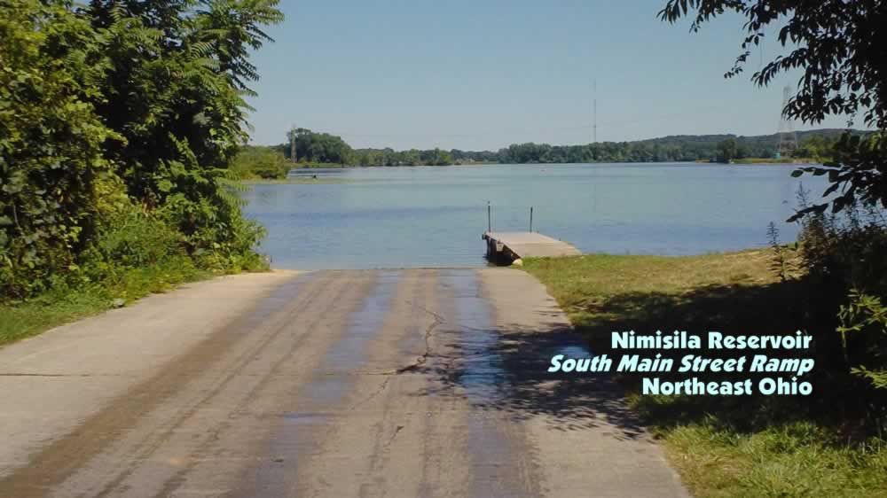 Nimisila Reservoir, OH Fishing Map