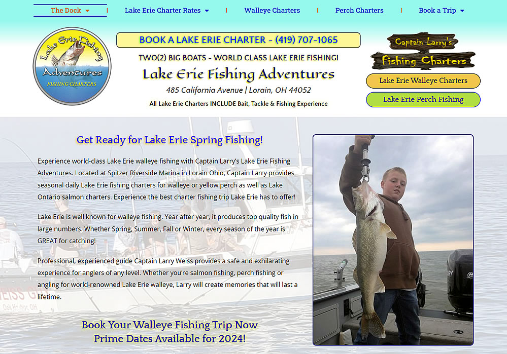 Lake Erie Fishing Adventures - Charters